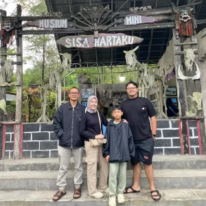 bukti sisa kedahsyatan letusan Gunung Merapi